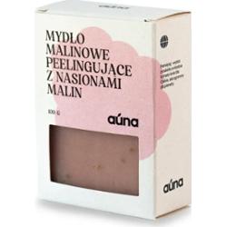 Mydło malinowe z pestkami malin 100 g delikatny peeling