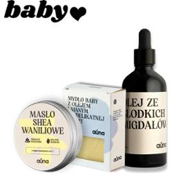 Zestaw kosmetyków dla dzieci BABY SHOWER mydło + masełko + olejek