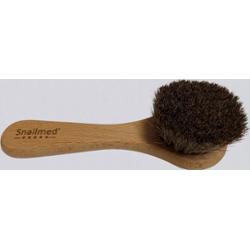 Naturalna Szczotka do Twarzy z Włosiem Końskim i Ręcznie Robioną Rączką z Bukowego Drewna