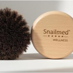 Profesjonalna Szczotka do Skóry Twarzy z Naturalnego Włosia Końskiego i Oprawką z Drewna Bukowego