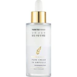 THANK YOU FARMER Rice Pure Cream In Ampoule 50ml Płynny krem do twarzy o dwufazowej formule
