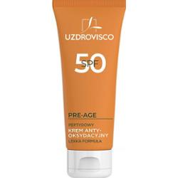Uzdrovisco Pre-Age, SPF 50 peptydowy krem antyoksydacyjny przeciw przebarwieniom