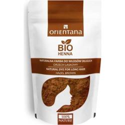 Orientana BIO Henna Naturalna farba do włosów długich Orzech Laskowy