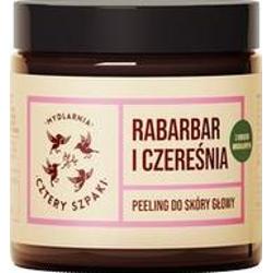 4 Szpaki Peeling do skóry głowy Rabarbar i Czereśnia z kwasem migdałowym, 120 ml