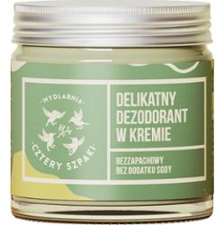 4 Szpaki Dezodorant w kremie bezzapachowy bez sodu, 60 ml