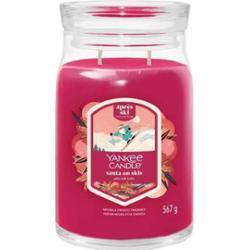 Yankee Candle Signature – Świeca duża Santa on Skis, 567 g