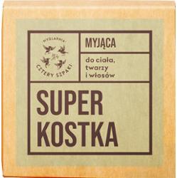 4 Szpaki Superkostka myjąca do ciała, twarzy i włosów