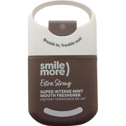 HISKIN SMILE MORE odświeżacz do ust - Strong super intense mint (szary), 20 ml