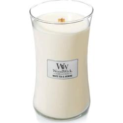 WoodWick Świeca duża White tea & jasmine