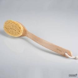 Szczotka tampico do masażu ciała na mokro długa gięta