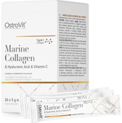 OstroVit Kolagen Morski + Kwas Hialuronowy + Witamina C 5 g x 30 BOX mango z ananasem