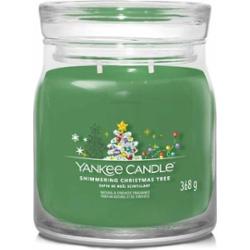 Yankee Candle Signature – Świeca średnia Shimmering Christmas Tree, 368 g