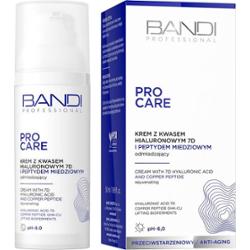 Bandi Pro Care krem z kwasem hialuronowym 7D i peptydem miedziowym, 50 ml