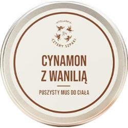 4 Szpaki Mus do ciała Cynamon i Wanilia, 150 ml