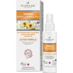 Floslek Spray z arniką 20% active formula na rozszerzone naczynka, zaczerwienienia, zasinienia 100 ml