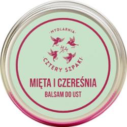 4 Szpaki Balsam do ust mięta i czereśnia, 15 ml