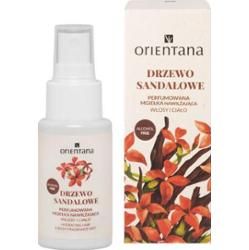 Orientana Drzewo sandałowe - Perfumowana mgiełka nawilżająca do ciała i włosów, 50 ml