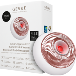 GESKE Soniczny chłodzący lub rozgrzewający masażer do twarzy i ciała 9 w 1