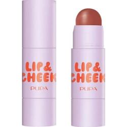 PUPA Milano LIP & CHEEK Róż i balsam do ust w sticku - 001 Hot cookie, 4 g