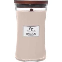 WoodWick Vanilla & Sea Salt – świeca duża, 600 g