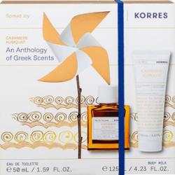Korres Zestaw Cashmere Kumquat - Woda toaletowa dla kobiet & Mleczko do ciała