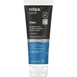 Tołpa Dermo Men face & head żel- pianka 2w1: do mycia i golenia twarzy i głowy 100 ml