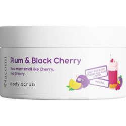 NACOMI Peeling do ciała o zapachu śliwki z czarną wiśnią