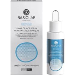 BasicLab Cosmetology Nawilżające serum poprawiające napięcie z 4% kwasu hialuronowego, 30ml