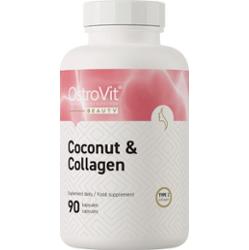 OstroVit Kolagen Morski + Olej MCT z kokosa 90 kapsułek