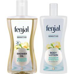 Fenjal Zestaw Sensitive – Olejek pod Prysznic 225 ml + Balsam do Ciała 200 ml