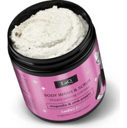 LaQ MAGNOLIA myjący peeling cukrowy, 220 g