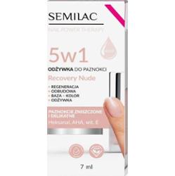 Semilac Odżywka do paznokci Nail Power Therapy 5w1 Recovery Nude 7 ml