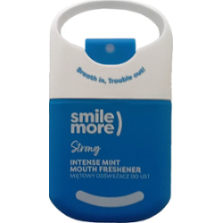 HISKIN SMILE MORE odświeżacz do ust - Strong intense mint (niebieski), 20 ml