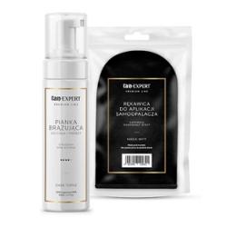 TanExpert Dark Topaz | Pianka samoopalająca do twarzy i ciała 200 ml + Rękawica