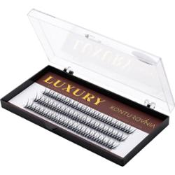 Luxury Lashes kępki rzęs by konturoVnia 14 mm efekt Kim K.W | Kępki rzęs zapewniające efekt Kim Kardashian