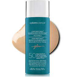 Colorescience Sunforgettable Total Protecion Face Shield Glow SPF50 | Rozświetlające minerały w emulsji