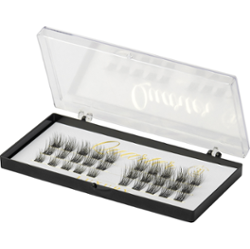 Luxury Lashes Luxury Quarter 10 mm | Intensywnie czarne kępki rzęs