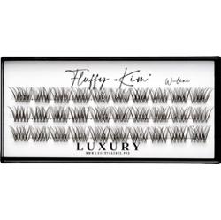 Luxury Lashes W Line Luxury Fluffy Kim 14 mm | Nowy poziom kępek rzęs w stylu Kim K.W.
