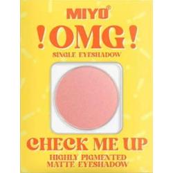 MIYO OMG! Check Me Up Matte Eyeshadow N0.15 Rich Peach | Matowy, pojedynczy cień do powiek
