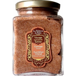 La Sultane de Saba Ayrurvedic Scrub 300 ml | Peeling do ciała ajuwerdyjsko-bursztynowa paczula waniliowa