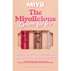 MIYO The Miyolicious Smooth Lip Trio | Zestaw trzech produktów do makijażu ust