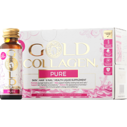 Gold Collagen Pure Plus Skin, Hair & Nail Health Liquid Supplement 50 ml x 10 | Kolagen do picia