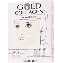 Gold Collagen Hydrogel Mask 4x Masks x 30 g | Maska Hydrożelowa z Kolagenem Złota