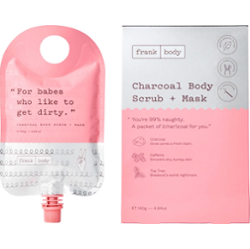Frank Body Charcoal Body Scrub & Mask 140 g | Peeling + maska z węglem aktywnym 2 in 1