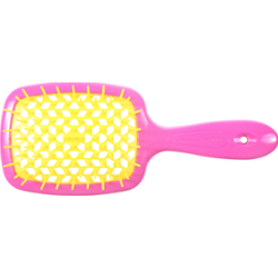Janeke Superbrush Pink-Yellow | Pneumatyczna szczotka do włosów