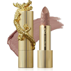 Palace Identity Gilt-gold Dragon Velvet Lipstick in M15 Soft Caramel | Szminka do ust