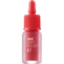 Peripera Ink Airy Velvet Lip Tint 007 Heart Grapefruit | Tint do ust w grejpfrutowej czerwieni i satynowym wykończeniu