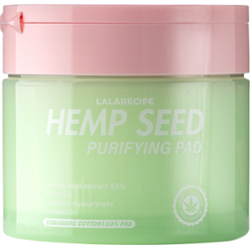 LalaRecipe Hemp Seed Purifying Pad | Oczyszczająco-kojące płatki do twarzy