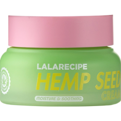 LalaRecipe Hemp Seed Cream 50 ml | Krem do twarzy z ekstraktem z nasion konopi o działaniu nawilżającym