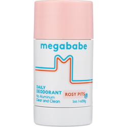 Megababe Rosy Pits Daily Deodorant Mini 28g | Naturalny dezodorant w kulce do codziennego stosowania